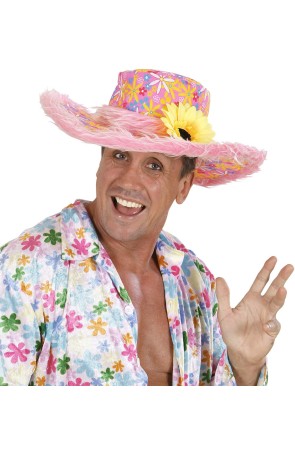 Sombrero Ibiza Rosa