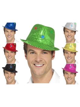 Sombrero Lentejuelas con Led