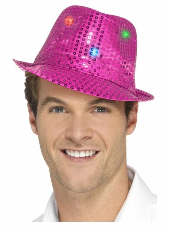 Sombrero Lentejuelas con Led