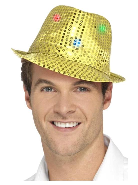 Sombrero Lentejuelas con Led