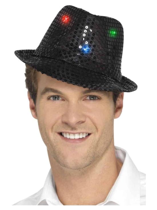 Sombrero Lentejuelas con Led