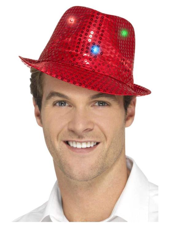 Sombrero Lentejuelas con Led