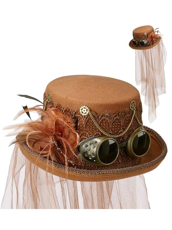 Sombrero Lujo Steampunk fieltro