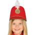 Sombrero majorette rojo infantil
