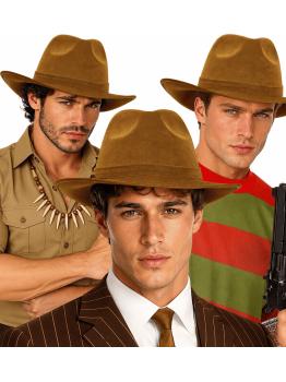 Sombrero Marrón para Disfraces de Aventurero