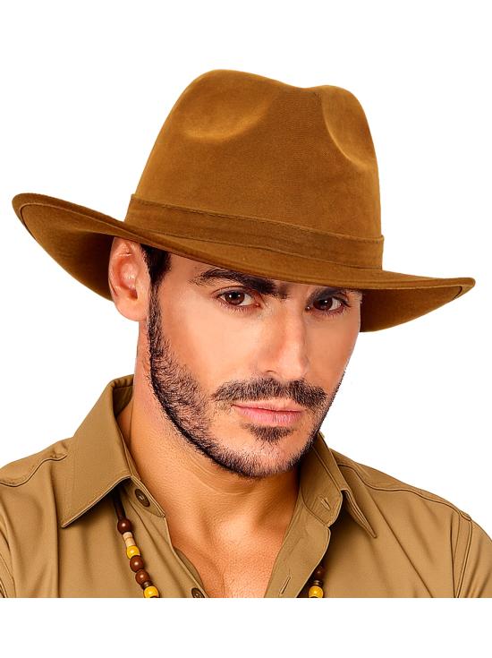Sombrero Marrón para Disfraces de Aventurero