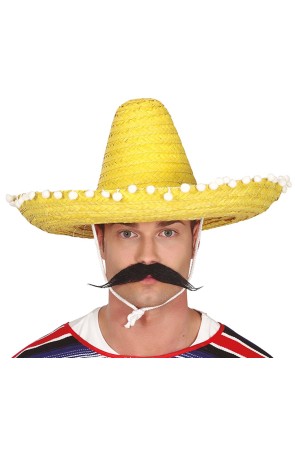 Sombrero Mexicano Amarillo 48 cm