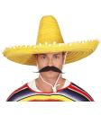 Sombrero Mexicano paja 60 cms Amarillo