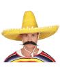 Sombrero Mexicano paja 60 cms Amarillo