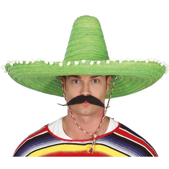 Sombrero Mexicano paja 60 cms Verde Sombrero Mexicano paja 60 cms Verde