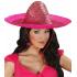 Sombrero Mexicano Rosa de 48 cms .
