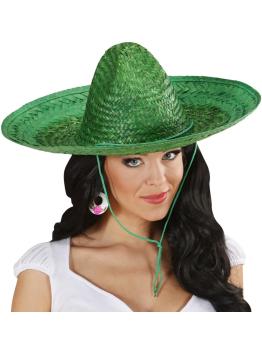 Sombrero Mexicano Verde de 48 cm
