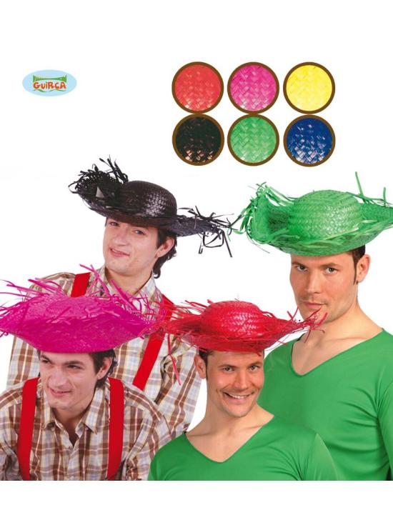 Sombrero Paja Colores