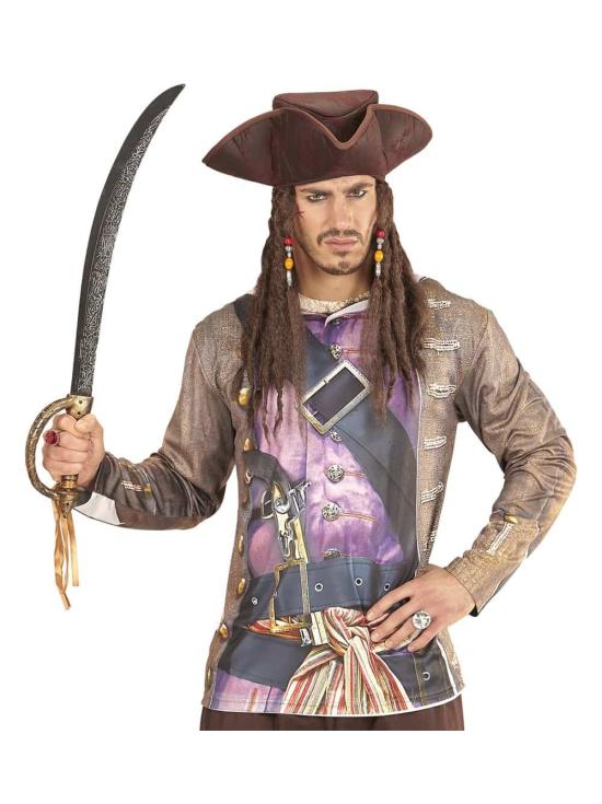 Sombrero de Pirata Caribe Lujo.