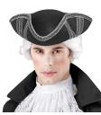 Sombrero Pirata con adorno Plateados