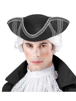Sombrero Pirata con adorno Plateados