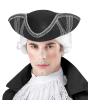 Sombrero Pirata con adorno Plateados
