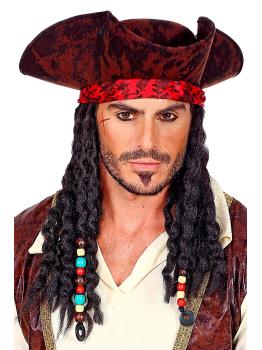 Sombrero Pirata con Rastas