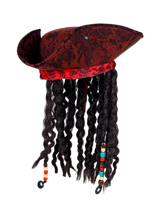 Sombrero Pirata con Rastas