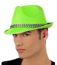 Sombrero San Patricio verde banda de brillantes