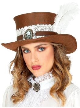 Sombrero Steampunk Cuero envejecido