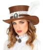 Sombrero Steampunk Cuero envejecido