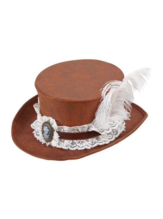 Sombrero Steampunk Cuero envejecido