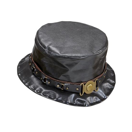 Sombrero Steampunk Negro envejecido