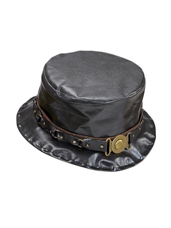 Sombrero Steampunk Negro envejecido