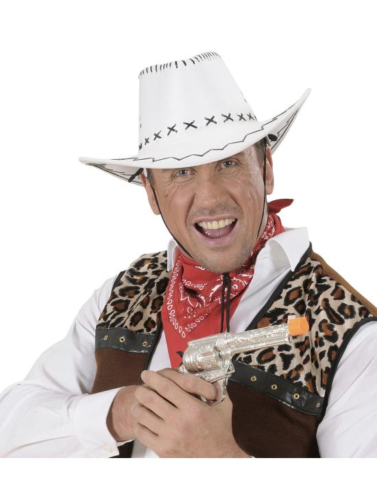 Sombrero Vaquero Agamuzado color Blanco
