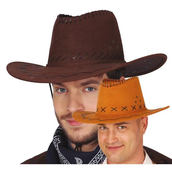 Sombrero Vaquero Agamuzado de color Marrón Sombrero Vaquero Agamuzado de color Marrón