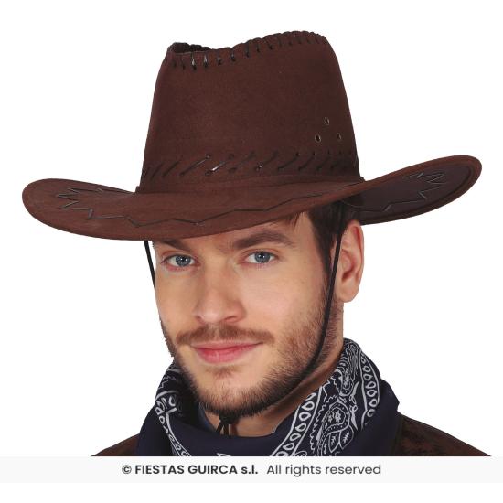 Sombrero Vaquero Agamuzado de color Marrón Sombrero Vaquero Agamuzado de color Marrón