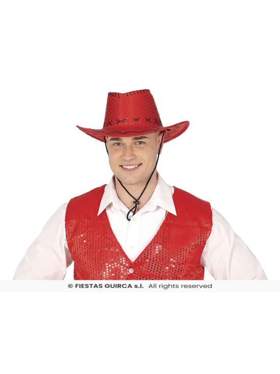 Sombrero Vaquero con Lentejuelas – Talla Única