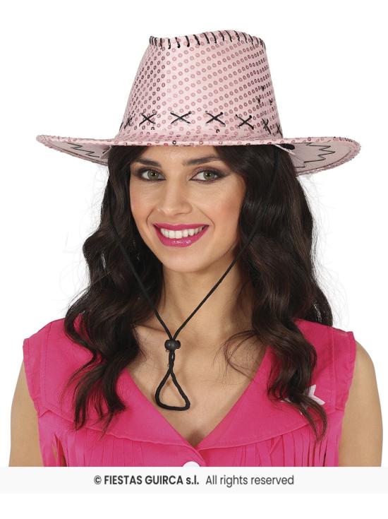 Sombrero Vaquero con Lentejuelas – Talla Única