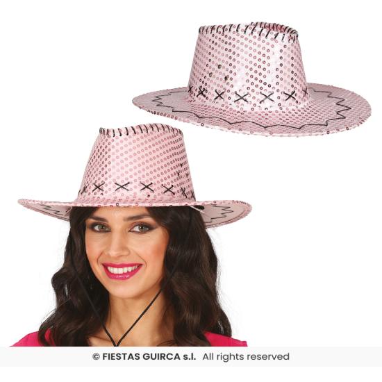 Sombrero Vaquero con Lentejuelas – Talla Única