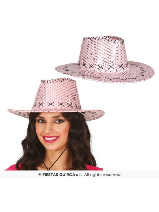 Sombrero Vaquero con Lentejuelas – Talla Única