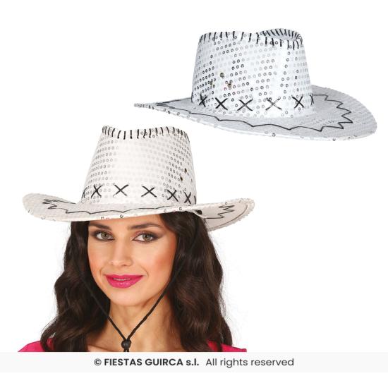 Sombrero Vaquero con Lentejuelas – Talla Única