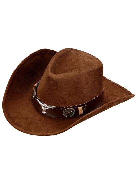 Sombrero Vaquero Lujo Imitación Piel