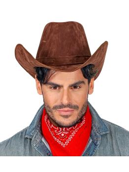 Sombrero Vaquero Marrón Agamuzado