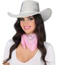Sombrero Vaquero Plata Disco 80