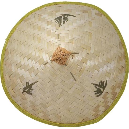 Sombrero vietnamita de paja para disfraz – estilo asiático tradicional