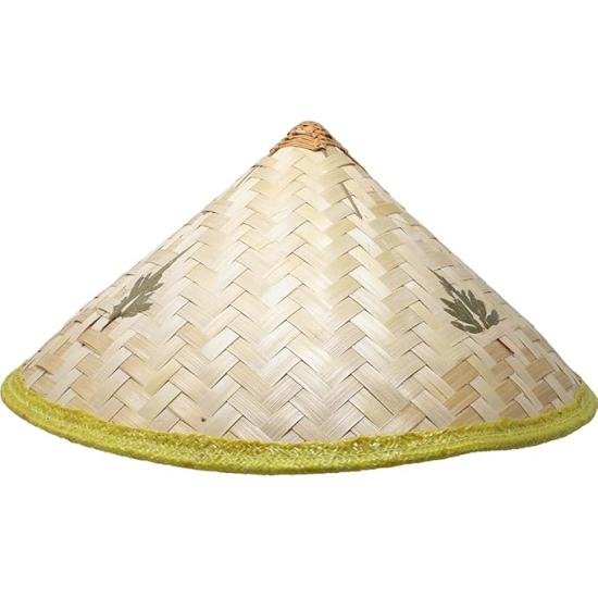 Sombrero vietnamita de paja para disfraz – estilo asiático tradicional