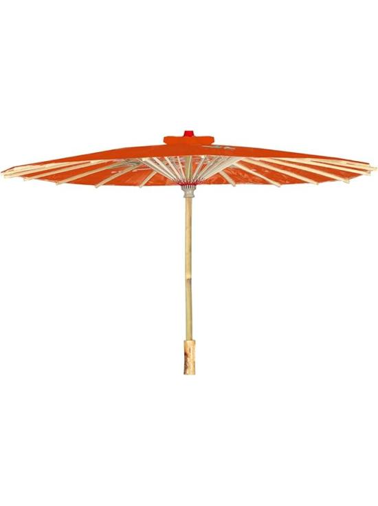 Sombrilla Japonesa Roja (82 cm) - Accesorio Oriental para Disfraces y Decoración