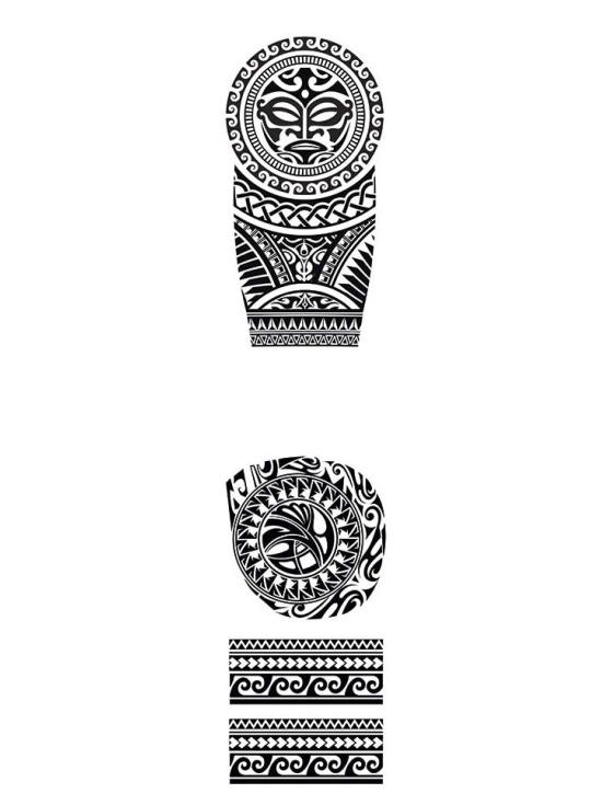 Tattoo Flores Negras Men