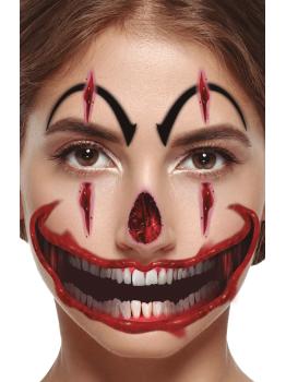 Tatuaje Cara Payaso Asesino
