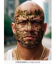 Tatuajes Temporales Faciales Thug Life - Fiestas Guirca