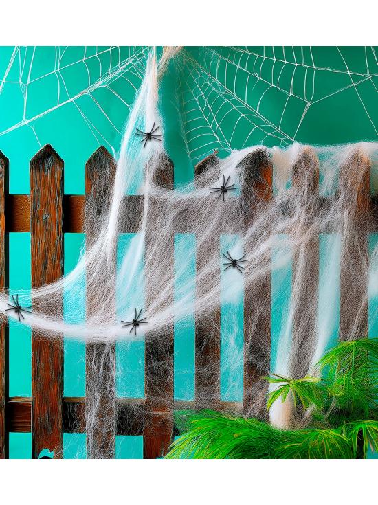Telaraña 100 grs  5 arañas