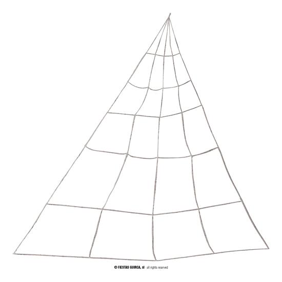 Telaraña blanca grande de 500 cm