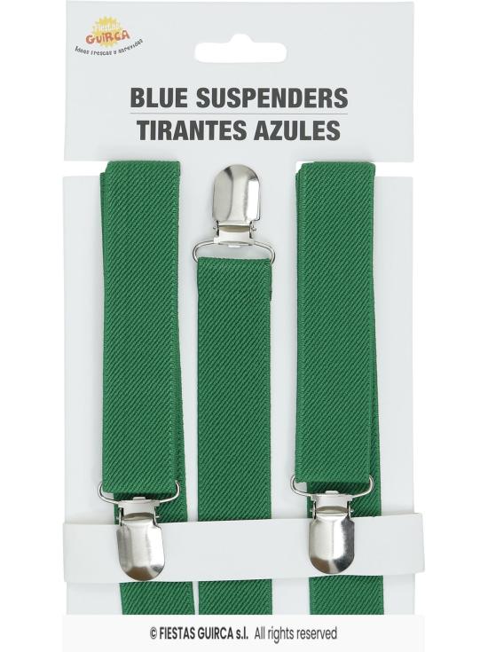 Tirantes Verdes – Accesorio para Disfraz, Carnaval y Fiestas