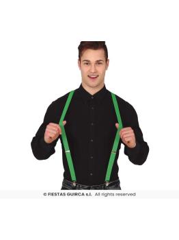 Tirantes Verdes – Accesorio para Disfraz, Carnaval y Fiestas